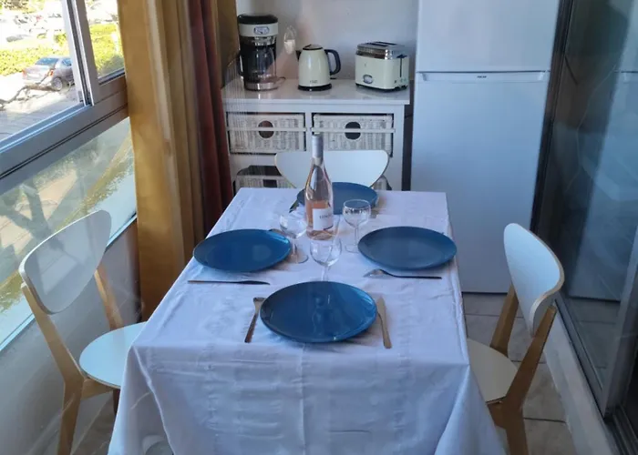 Apartman Superbe T2 Confort 3 Etoiles, Entierement Renove Avec Piscine, Parking, Clim, Wifi, Netflix
